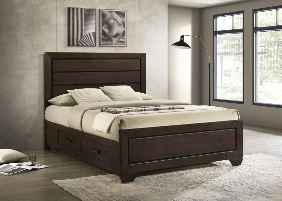 Kauffman Storage Bed, Dark Cocoa – view 1