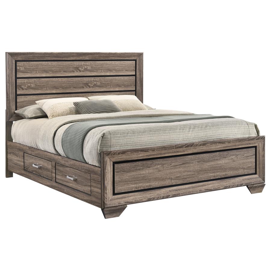 Kauffman Storage Bed, Washed Taupe – view 4