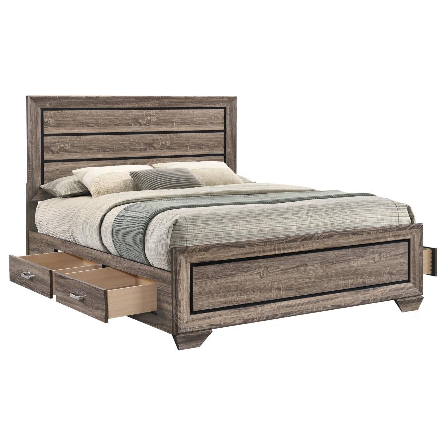Kauffman Storage Bed, Washed Taupe – view 5