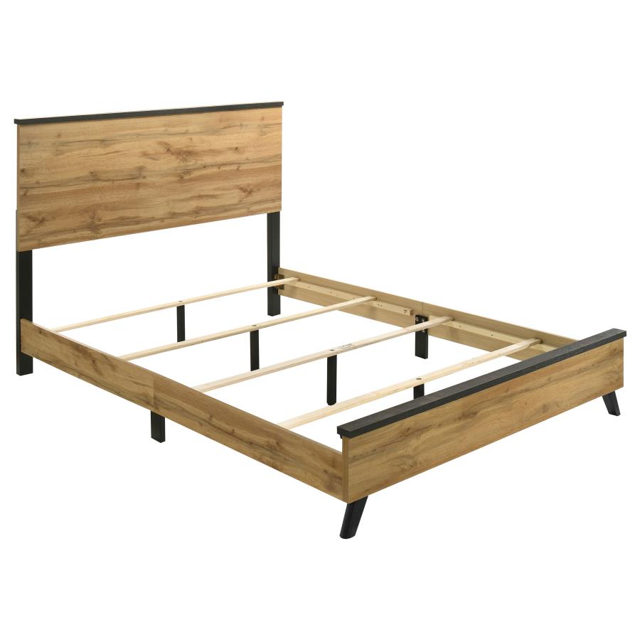 Kaywood Panel Bed, Natural Pine – view 2