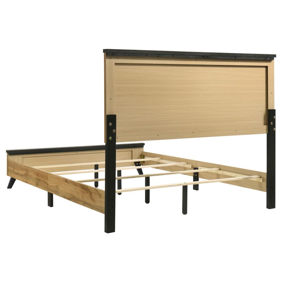 Kaywood Panel Bed, Natural Pine – view 5