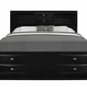 Linda Storage Bed, Black – view 1