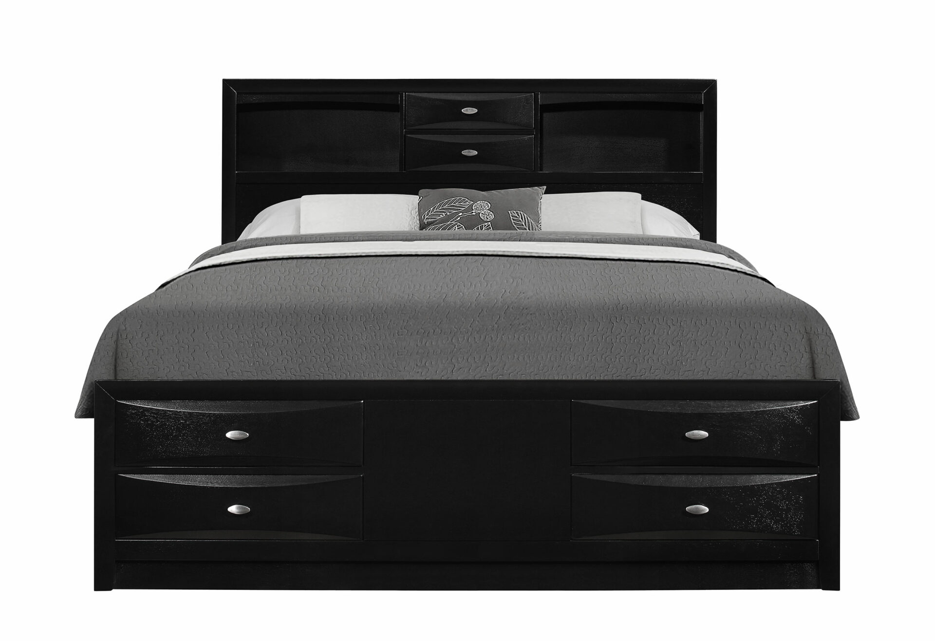 Linda Storage Bed, Black – view 1