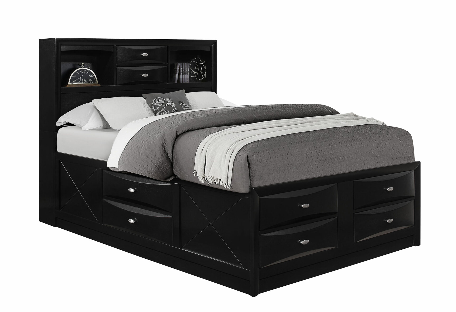 Linda Storage Bed, Black – view 2