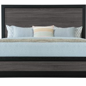 Lisbon Bed, Grey/Black – view 1