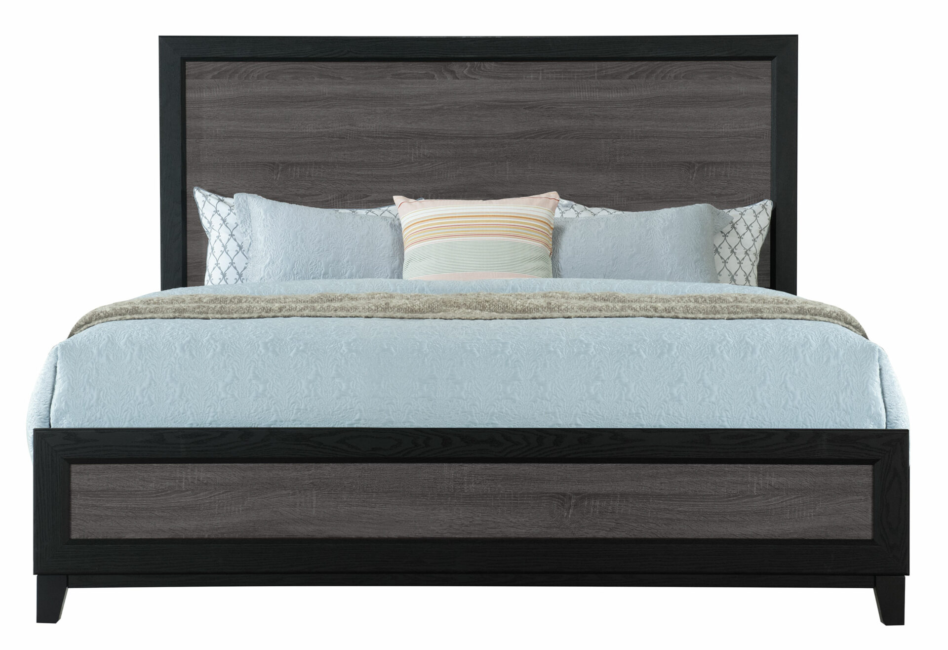 Lisbon Bed, Grey/Black – view 1