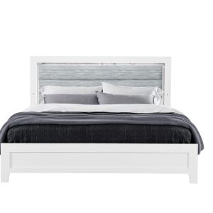 Luccia Bed with LED, White – view 1