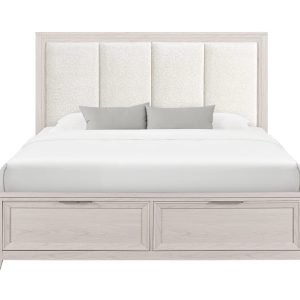 Mariah Storage Bed, Beige – view 1