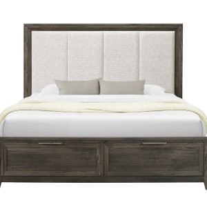 Mariah Storage Bed, Dark Brown – view 1