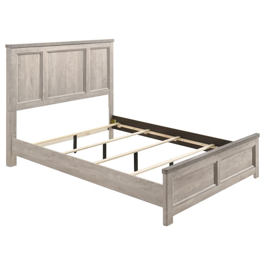 Nevado Farmhouse Panel Bed, Grey and Weathered Taupe – view 2