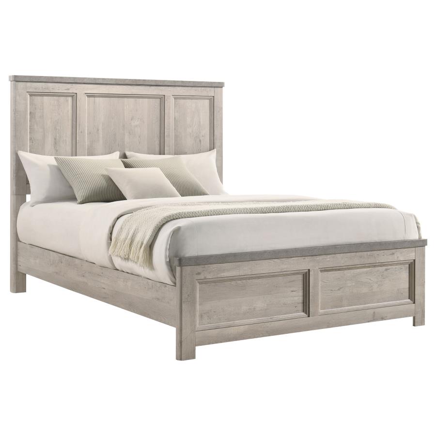 Nevado Farmhouse Panel Bed, Grey and Weathered Taupe – view 3