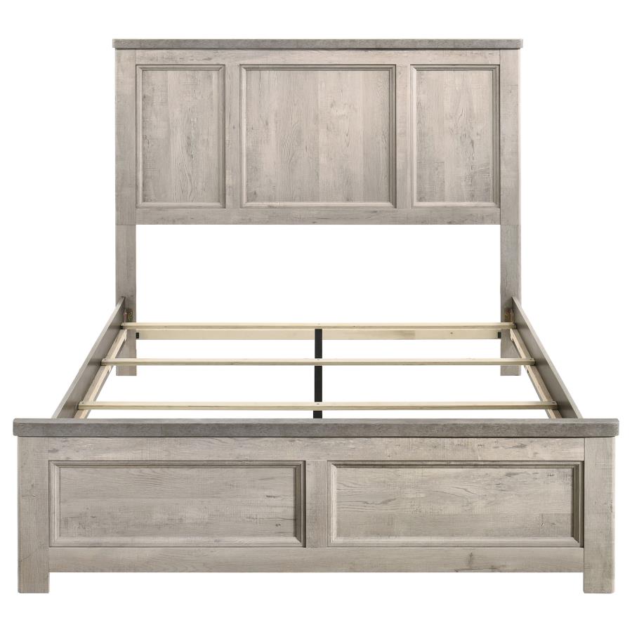 Nevado Farmhouse Panel Bed, Grey and Weathered Taupe – view 4
