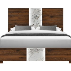 Phoebe Bed with LED, Brown – view 1