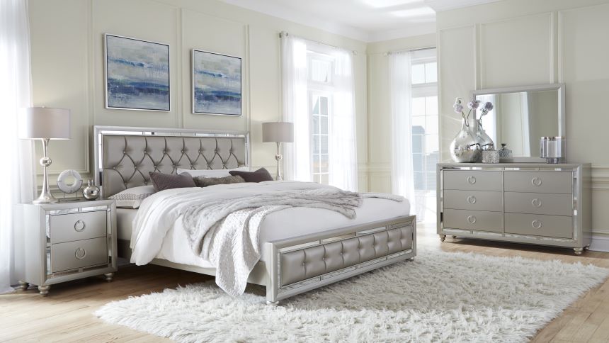Riley Bed, Silver – view 4
