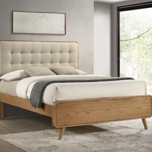 Robyn Platform Bed, Light Ash – view 1