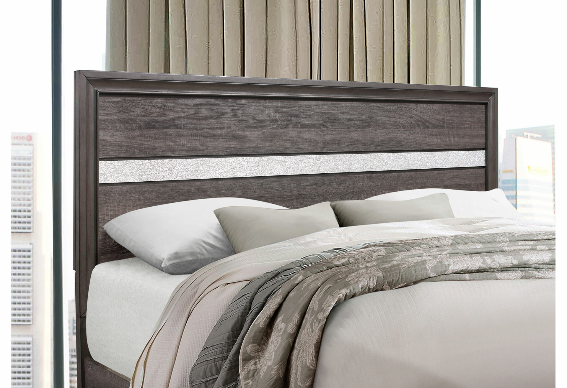 Seville Bed, Grey – view 2