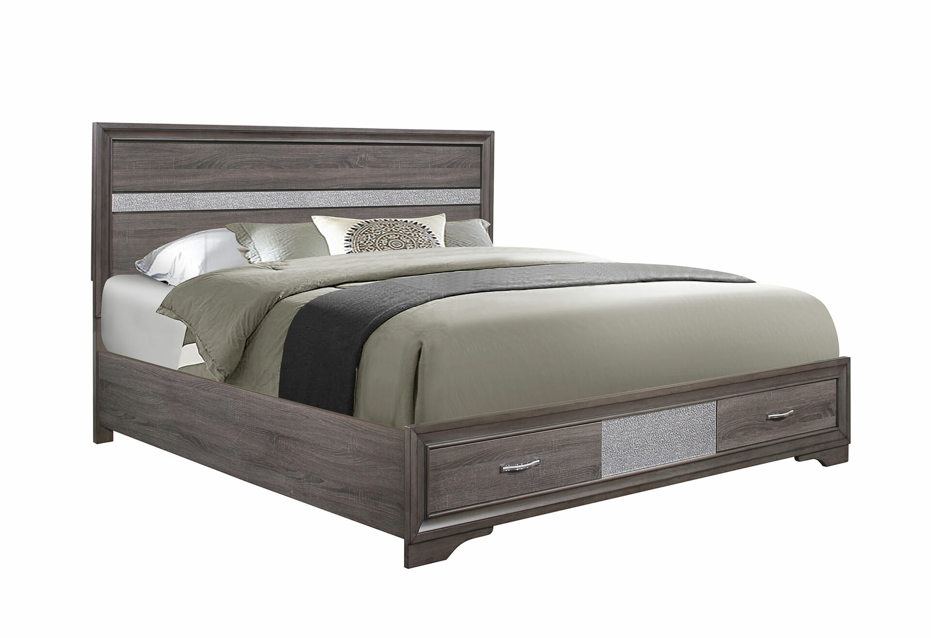 Seville Bed, Grey – view 4