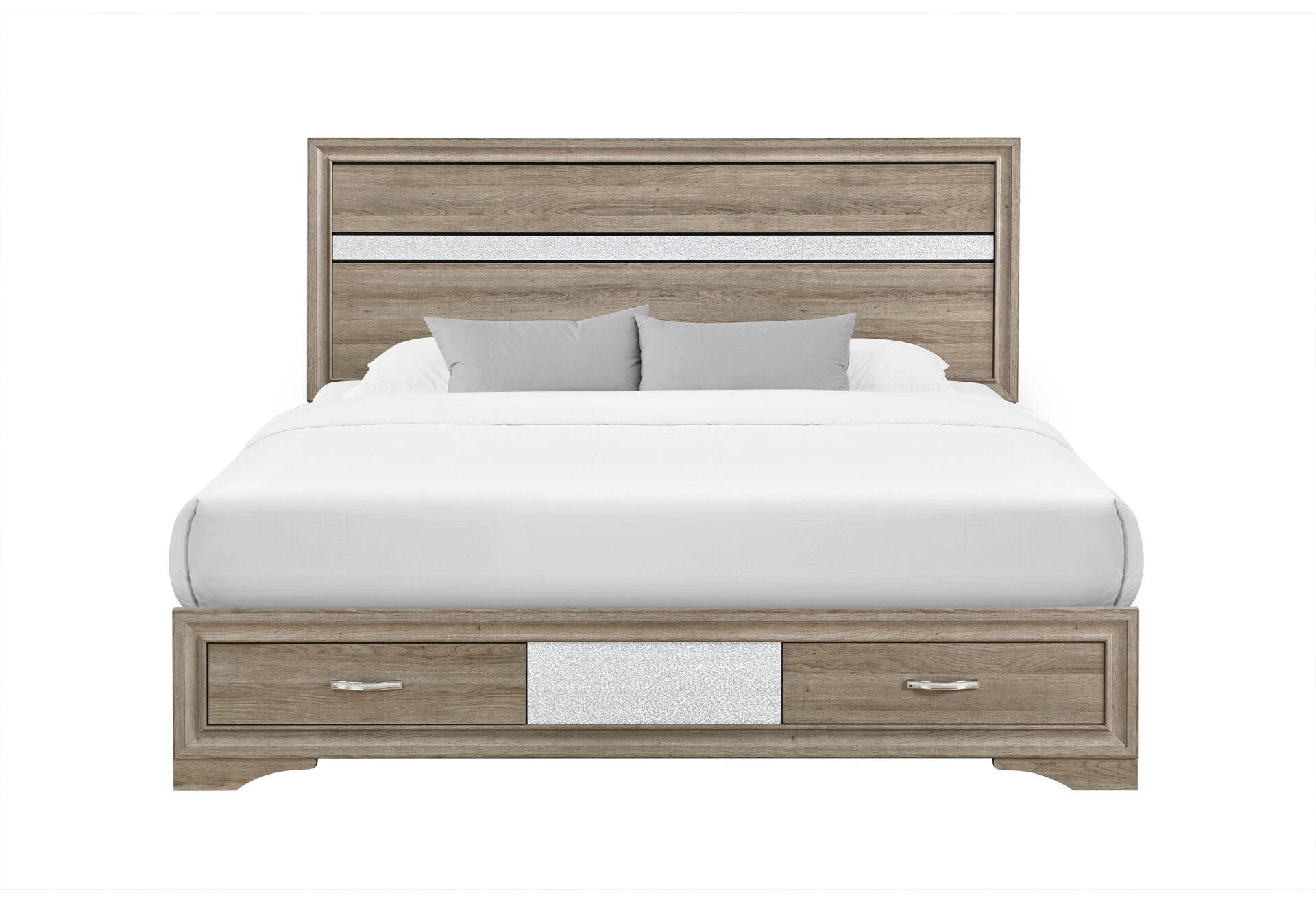 Seville Bed, Natural – view 1