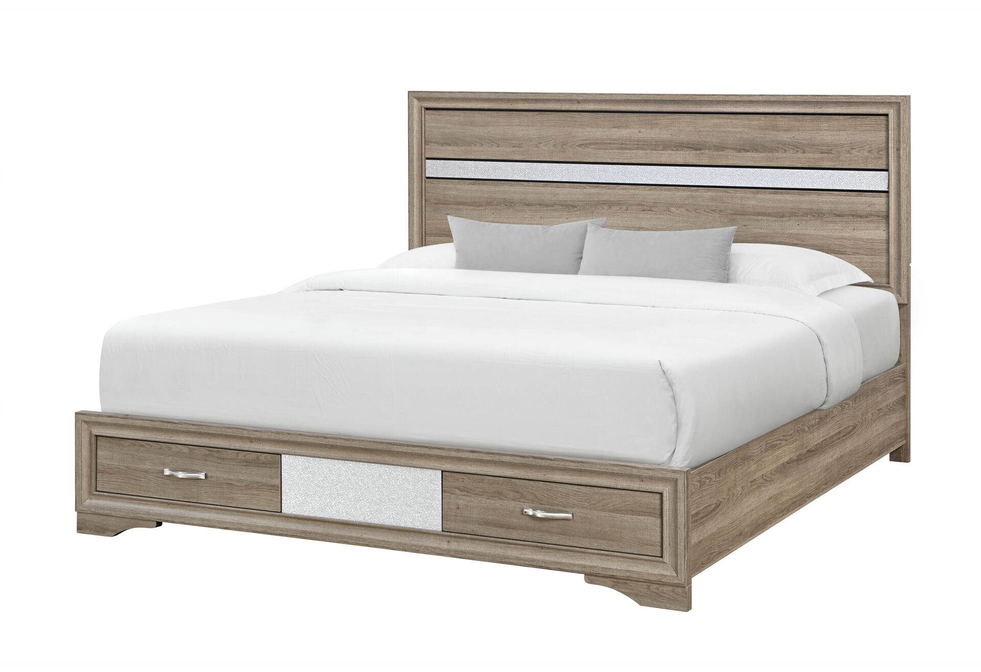 Seville Bed, Natural – view 2