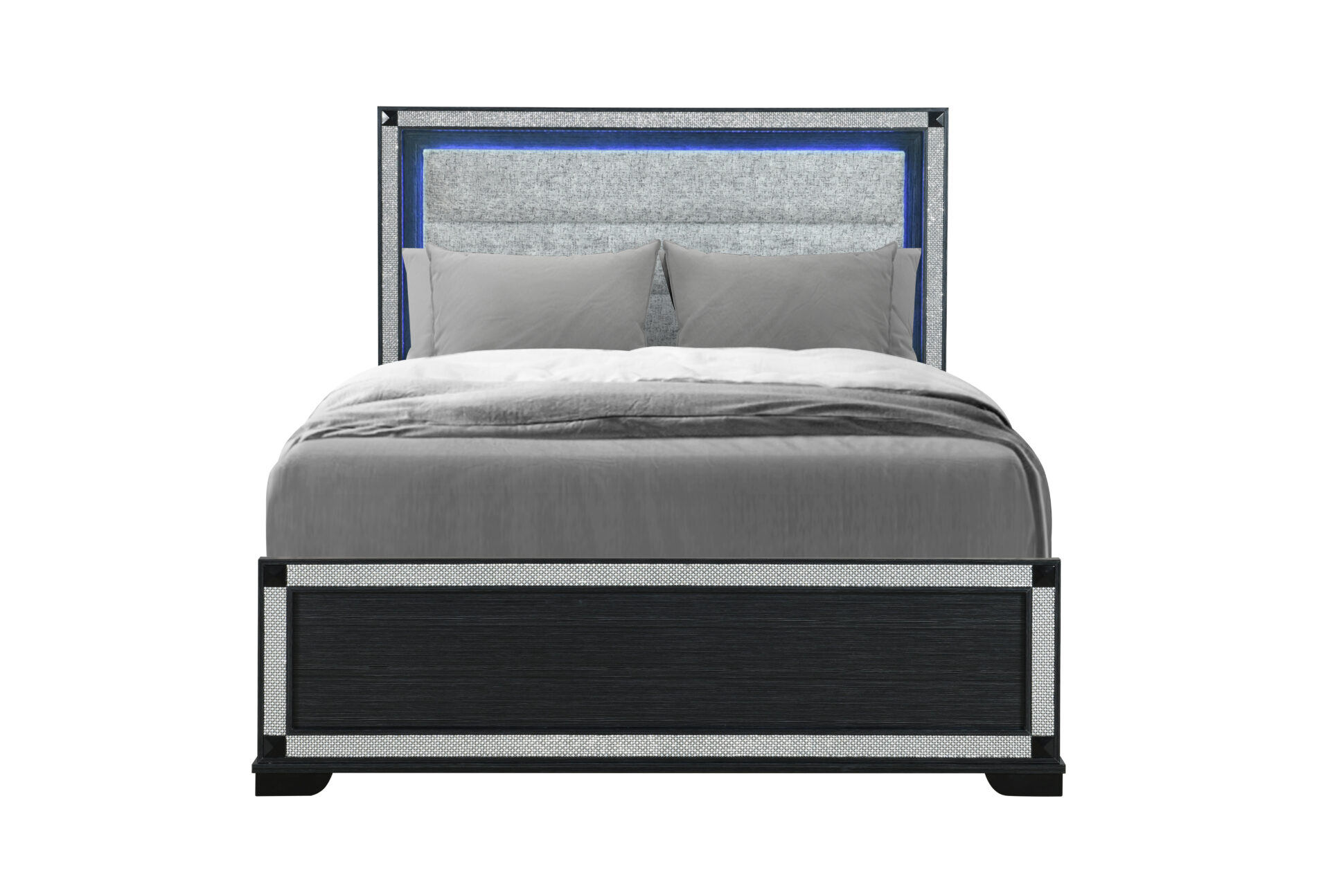 Soleil Bed with LED, Charcoal – view 4