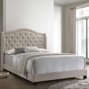 Sonoma Camelback Bed, Beige – view 1