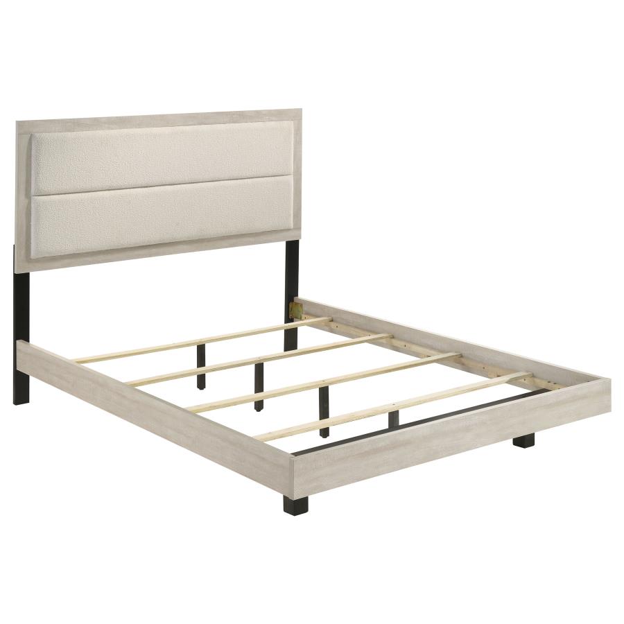 Trenton Panel Bed, Rustic Cream – view 2