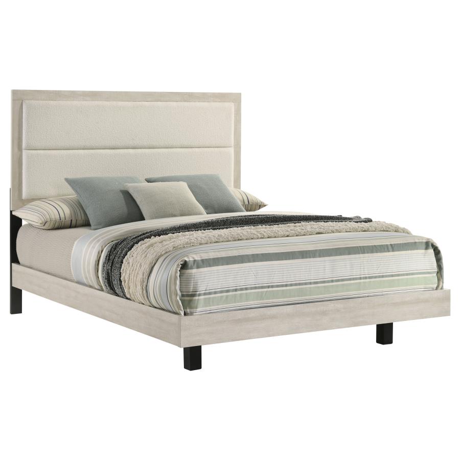 Trenton Panel Bed, Rustic Cream – view 3