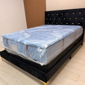 Zoned-support hybrid mattress